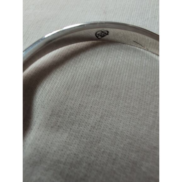 Brighton "LIGHT HEARTED" Swarovski Crystal Wavy Bangle Bracelet - Picture 2 of 8